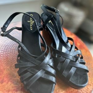 Never worn Cole Haan platform strap sandal.